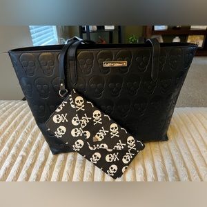 Betsy Johnson Skull Tote.